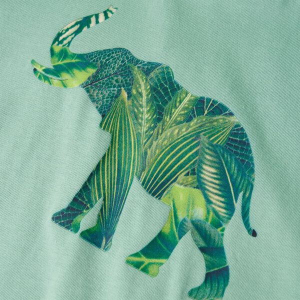 T-shirt f&ouml;r barn ljus khaki 116