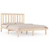 vidaXL S&auml;ngram massiv furu 140x190 cm