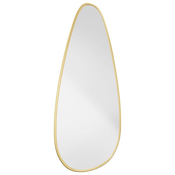 vidaXL V&auml;ggspegel guld 60x25 cm