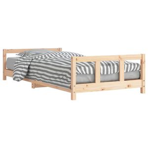 vidaXL S&auml;ngram f&ouml;r barns&auml;ng 90x200 cm massiv furu
