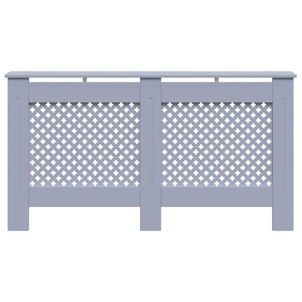 vidaXL Elementskydd antracit 152x19x81,5 cm MDF