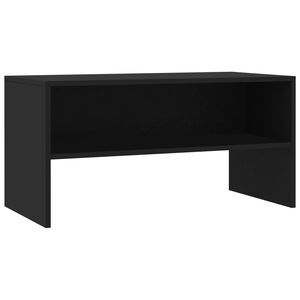vidaXL Tv-b&auml;nk svart 80x40x40 cm konstruerat tr&auml;