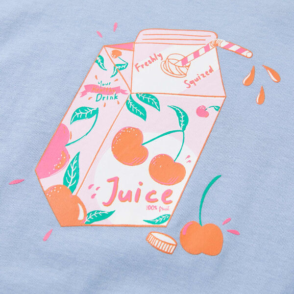 T-shirt för barn blå 128