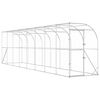 vidaXL H&ouml;nshus mot V&auml;gg Silver 600 x 150 x 215 cm Galvaniserat st&aring;l