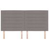 vidaXL Huvudgavel Taupe 180 cm tyg