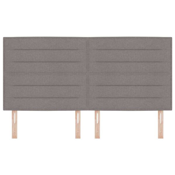 vidaXL Huvudgavel Taupe 180 cm tyg