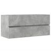 vidaXL Tv&auml;ttst&auml;llssk&aring;p betonggr&aring; 100x38,5x45 cm sp&aring;nskiva