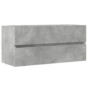 vidaXL Tv&auml;ttst&auml;llssk&aring;p betonggr&aring; 100x38,5x45 cm sp&aring;nskiva