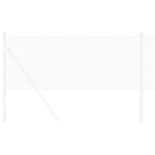 vidaXL Svetsat tr&aring;dst&auml;ngsel Silver 1.2 x 50 m