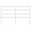 vidaXL Sänggavel vit 146x4x100 cm massiv furu