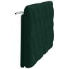 vidaXL Headboard Cushion Dark Green 140 cm Velvet