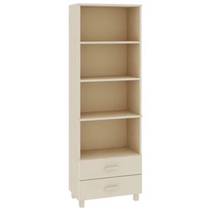 vidaXL H&ouml;gsk&aring;p HAMAR honungsbrun 60x35x180 cm massiv furu