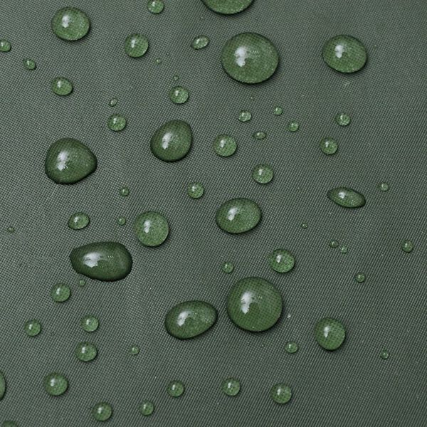 Vattent&auml;t l&aring;ng regnkappa med luva gr&ouml;n M