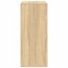 vidaXL Bokhylla sonoma-ek 60x30x71,5 cm spånskiva