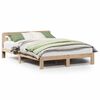 vidaXL S&auml;ngram utan madrass 160x200 cm massiv furu
