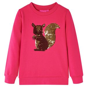 vidaXL Tr&ouml;ja f&ouml;r barn stark rosa 92
