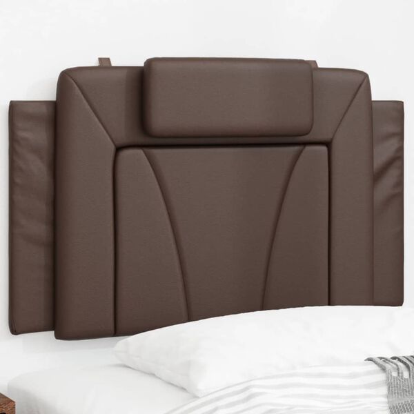 vidaXL Headboard Cushion "Viana" Brown 90 cm Faux Leather