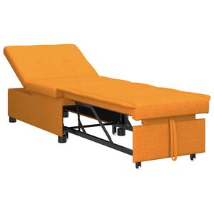 vidaXL Pull Out Sofa Bed M&ouml;rkgul 194 x 50 x 82 cm tyg