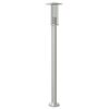 vidaXL Utomhusgolvlampa silver 100 cm rostfritt st&aring;l