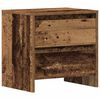 vidaXL Nattduksbord Gammalt tr&auml; 45 x 34 x 44,5 cm Konstruerat tr&auml;