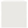 vidaXL Dokumentsk&aring;p vit 90x40x40 cm st&aring;l