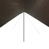 vidaXL Tarp brun 438x376x212 cm vattentät