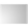 vidaXL Badrumsspegel LED 50x70 cm