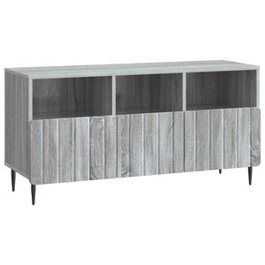 vidaXL TV-sk&aring;p Gr&aring; sonoma-ek 102 x 34,5 x 50 cm Konstruerat tr&auml;