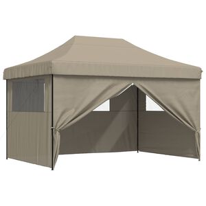 vidaXL Partyt&auml;lt Taupe 279 x 410 x 315 cm Oxford Tyg