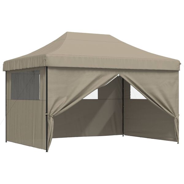 vidaXL Partyt&auml;lt Taupe 279 x 410 x 315 cm Oxford Tyg
