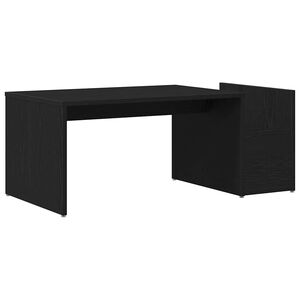 vidaXL Kaffeebord Svart Ek 90 x 45 x 35 cm Konstruerat tr&auml;