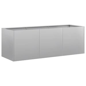 vidaXL Planteringsk&auml;rl 120x40x40 cm galvaniserat st&aring;l