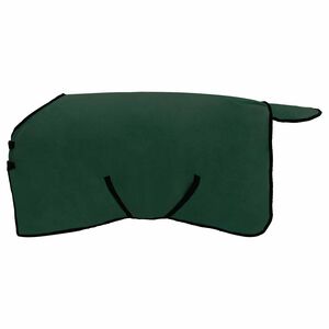 vidaXL H&auml;stdyna Fullt m&ouml;rkgr&ouml;n 75 cm Polyester Fleece