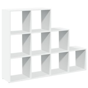 vidaXL Bokhylla/Rumsavdelare 3 hyllor 137,5x29x103,5cm konstruerat tr&auml;
