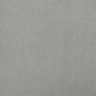vidaXL Barnsoffa ljusgrå 60x40x30 cm sammet