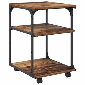 vidaXL Skrivarst&auml;ll Gammalt tr&auml; 43 x 48 x 64 cm Konstruerat tr&auml;