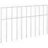 vidaXL Tr&auml;dg&aring;rdsst&auml;ngselpanel 48 st 50 x 30 cm Galvaniserat st&aring;l