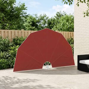 vidaXL Sidomarkis f&ouml;r terrass terrakotta 160 cm