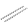 vidaXL G&auml;ngat R&ouml;r 2 st Silver 6 x 135 mm St&aring;l