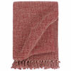 vidaXL Filt bomull 125x150 cm vinr&ouml;d