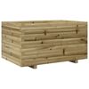 vidaXL Odlingsl&aring;da 90x60x49,5 cm impregnerat furu