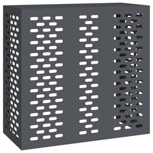 vidaXL T&auml;ckning f&ouml;r Luftkonditionering Antracit 110 x 50 x 105 cm