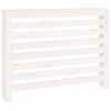 vidaXL Elementskydd Vit 108,5x19x84 cm massiv furu