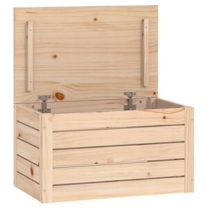 vidaXL F&ouml;rvaringsl&aring;da 59,5x36,5x33 cm massiv furu