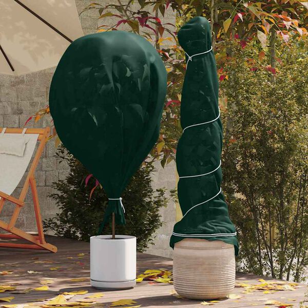 vidaXL Frostskydd f&ouml;r v&auml;xtfleece Gr&ouml;n 50 x 3,2 m Syntetiskt tyg