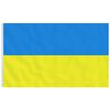 vidaXL Ukrainas flagga med m&auml;ssings&ouml;ljetter 90x150 cm
