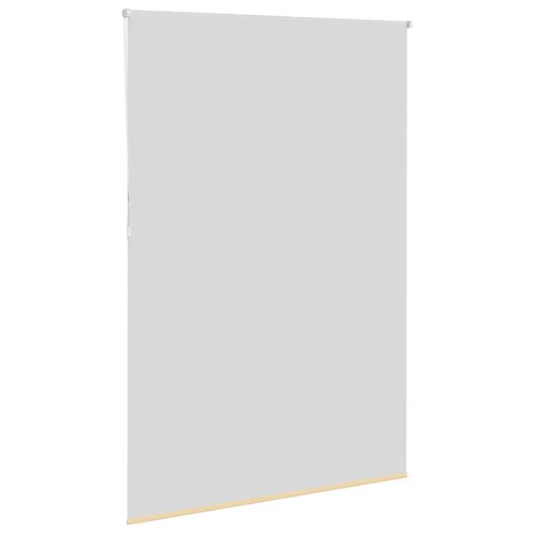 vidaXL Rullgardin m&ouml;rkl&auml;ggningsbeige 155x210 cm tyg bredd 151,6 cm