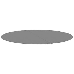 vidaXL Bottenmatta f&ouml;r pool &Oslash; 244 cm (1 mm) Syntetiskt tyg Ljusgr&aring;