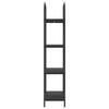 vidaXL Hyllsystem Svart ek 60 x 30 x 146 cm Konstruerat trä
