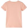 T-shirt för barn ljus orange 128